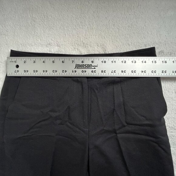 Pendleton Women’s Black Virgin Wool Dress Pants 6 Wide-Leg Flat Front Classic - Picture 6 of 12